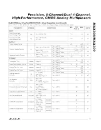 MAX308C/D Datasheet Page 3