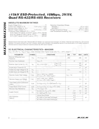 MAX3095ESE/GG8 Datasheet Page 2