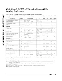 MAX313LESE/GG8 Datasheet Page 4