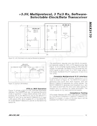 MAX3170CAI+TG52 Datasheet Page 13