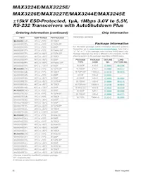 MAX3225ECPP+ Datasheet Page 20