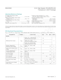 MAX3362EKA+TG15 Datasheet Page 2