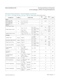 MAX338ETE-T Datasheet Page 3