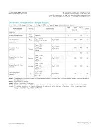 MAX338ETE-T Datasheet Page 4