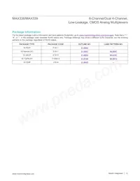 MAX338ETE-T Datasheet Page 12