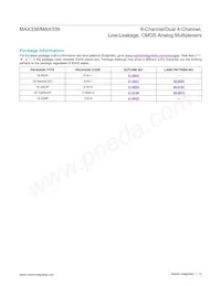 MAX338ETE-T Datasheet Pagina 12