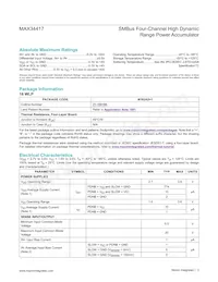 MAX34417ENE+ Datasheet Pagina 3