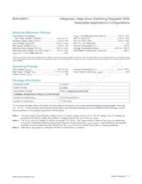 MAX38801HCS+ Datasheet Page 2