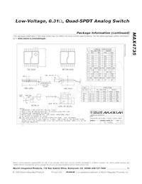 MAX4735ETE+ Datasheet Page 13