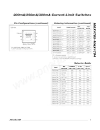 MAX4794ETT+TG40 Datasheet Page 9