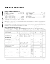 MAX4947ETG/GG8 Datasheet Page 2
