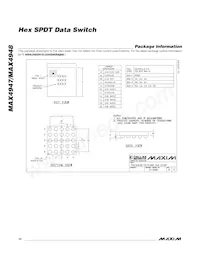 MAX4947ETG/GG8 Datasheet Page 12