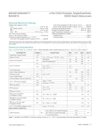MAX6818EAP+TG52 Datasheet Page 2