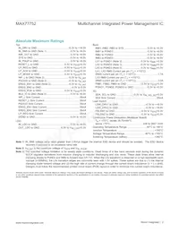 MAX77752BETL+T Datasheet Page 2