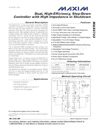 MAX8743ETX+T Datenblatt Cover