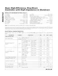 MAX8743ETX+T Datasheet Page 2
