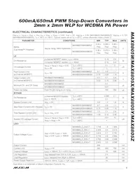 MAX8805WEWEEE+ Datasheet Pagina 3