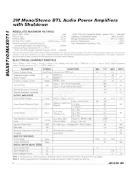 MAX9711ETC+TGC1 Datasheet Page 2