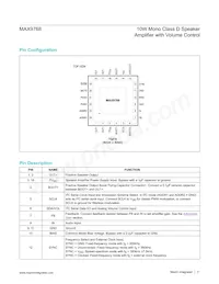 MAX9768BETG/V+ Datasheet Page 11