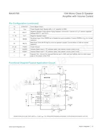 MAX9768BETG/V+ Datasheet Page 12