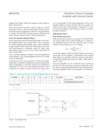 MAX9768BETG/V+ Datasheet Page 20