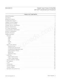 MAX98372ETJ+ Datasheet Page 2