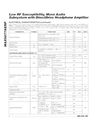 MAX9877AERP+T Datasheet Page 4