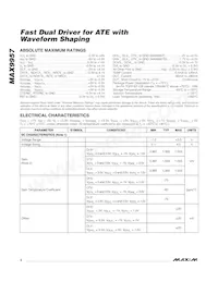 MAX9957DCCB+D Datasheet Pagina 2