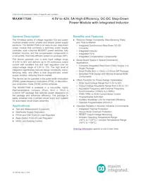 MAXM17546ALY#T Datasheet Cover