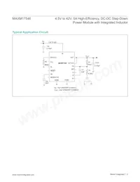 MAXM17546ALY#T Datasheet Pagina 2