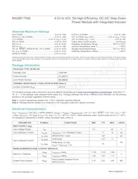 MAXM17546ALY#T Datasheet Pagina 3