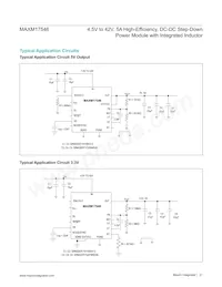 MAXM17546ALY#T Datasheet Pagina 21