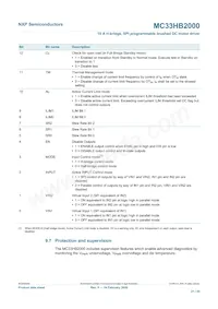 MC33HB2000EK Datasheet Page 21