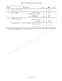 MC74VHC1G125DT1G Datasheet Page 4
