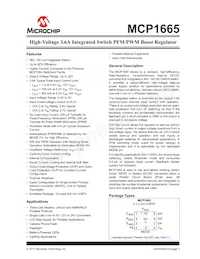 MCP1665T-E/MRA Datenblatt Cover