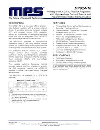 MP024GS-10 Datenblatt Cover