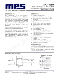 MPQ4425MGQBE-AEC1-P Datasheet Cover