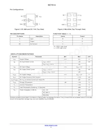 NC7S14P5 Datasheet Page 2