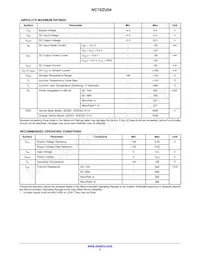 NC7SZU04P5 Datasheet Page 3