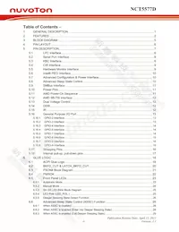 NCT5577D-F Datasheet Page 2