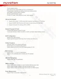 NCT5577D-F Datasheet Page 21