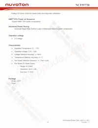NCT5577D-F Datasheet Pagina 22