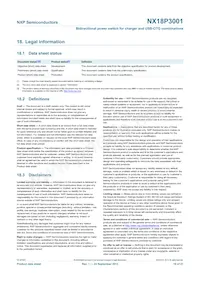 NX18P3001UKZ Datasheet Pagina 19