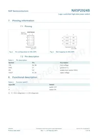 NX5P2924BUKZ Datasheet Page 3