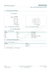 NX5P2924UKZ Datasheet Pagina 3