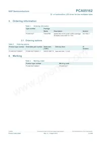 PCA85162T/Q900/1HL Datasheet Page 2
