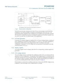 PCA85162T/Q900/1HL數據表 頁面 12