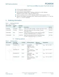 PCA9534D Datasheet Pagina 2