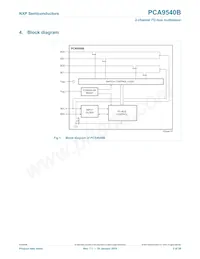 PCA9540BD Datasheet Page 3