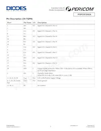 PI3PCIE3242AZLEX-55 Datasheet Page 3